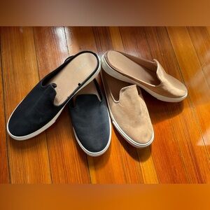 2 pairs: size 7 old navy sneaker mules